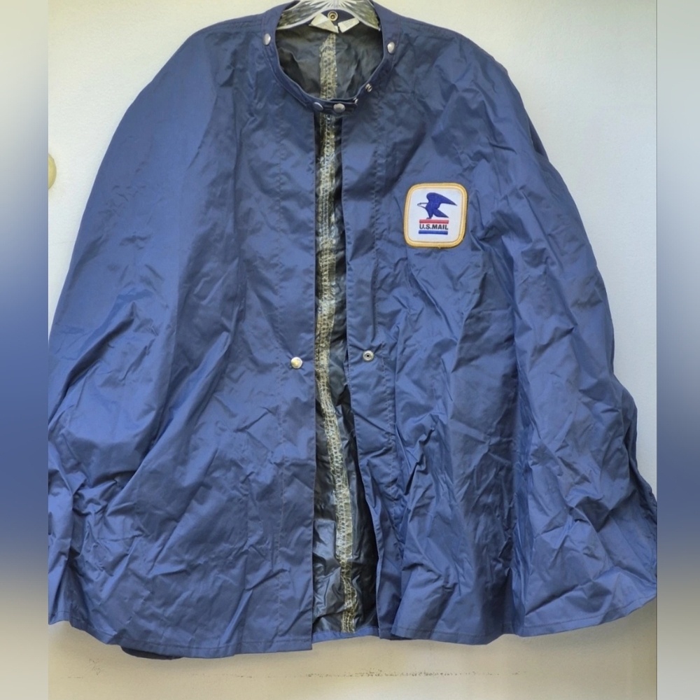 US Mail USPS Postal Service Rain Cape Poncho
